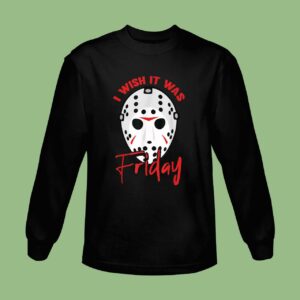 Friday Lazy DIY Halloween Costume Horror Movie Sweatshirt