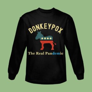 Funny Conservative Republican Anti Biden Donkey Pox Sweatshirt