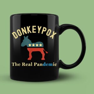 Funny Conservative Republican Anti Biden Donkey Pox Mug