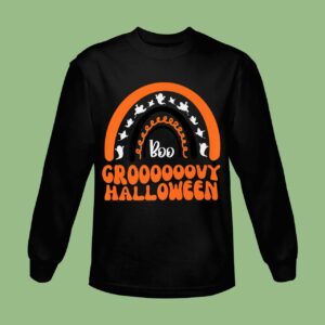 Funny Halloween Rainbow Groovy Halloween Sweatshirt