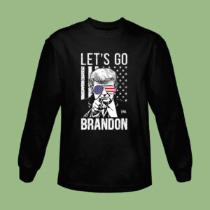 Funy Let's Go Brandon Trump Vintage US Flag Sweatshirt