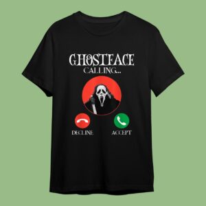 Ghostface Calling Halloween Funny T-Shirt