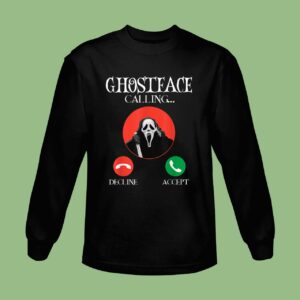 Ghostface Calling Halloween Funny Sweatshirt