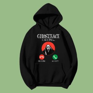 Ghostface Calling Halloween Funny Hoodie