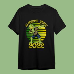 Halloween Dabbing Zombie Awesome Since 2022 T-Shirt