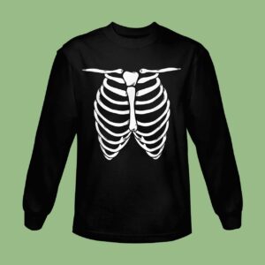 Halloween Skeleton Torso Sweatshirt