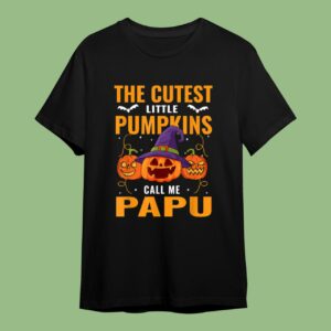 Halloween The Cutest Little Pumpkins Call Me Papu T-Shirt