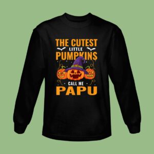 Halloween The Cutest Little Pumpkins Call Me Papu Sweatshirt