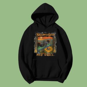 Halloweentown And Chill Funny Halloween 2021 Costume Hoodie