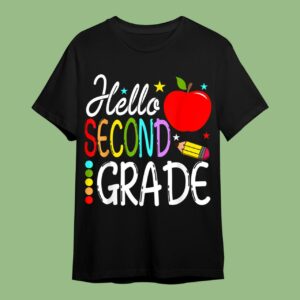 Hello Second Grade Back to School Teacher T-Shirt