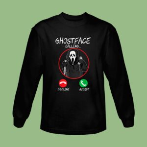 Holiday 365 Halloween Ghost Face Calling Sweatshirt