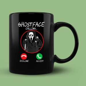 Holiday 365 Halloween Ghost Face Calling Mug