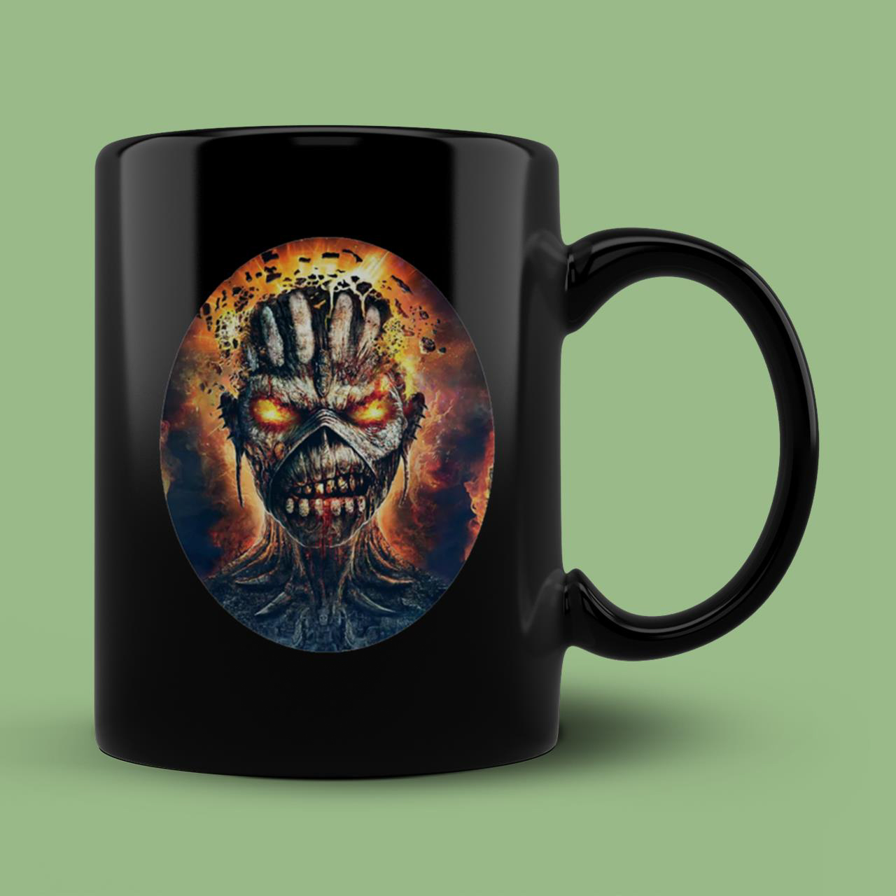 Horror Iron Maiden Skull Mug