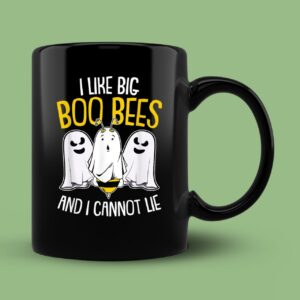 I Like Big Boo Bees Lazy DIY Halloween Costume Pun Humor Men Mug