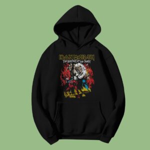 Iron Maiden Number Of The Beast 666 Black Hoodie