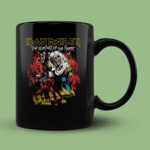 Iron Maiden Number Of The Beast 666 Black Mug