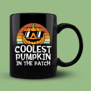 Kids Coolest Pumpkin In The Patch Toddler Boys Halloween Kids Mug