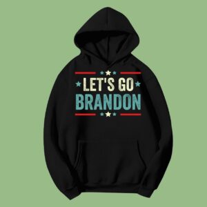 Let's Go Brandon Conservative Anti Liberal US Flag Hoodie