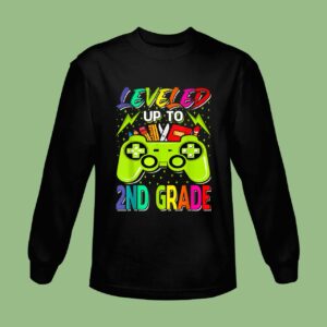 Leveled Up To 2nd Grade Gamer Back To School Sweatshirt