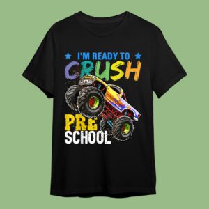 Monster Truck Back to School Boys Shirt