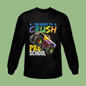 Monster Truck Back to School Boys Sweatshirt