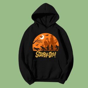 Scooby Doo The Gang Halloween Silhouette Logo Hoodie