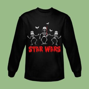 Star Wars Halloween Darth Vader & Stormtroopers Skeletons Sweatshirt