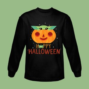 Star Wars The Mandalorian Grogu Happy Halloween Sweatshirt