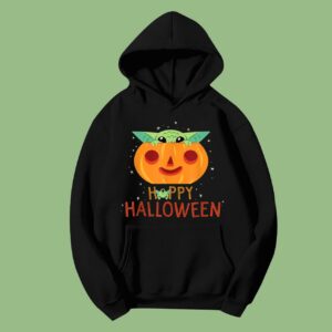 Star Wars The Mandalorian Grogu Happy Halloween Hoodie