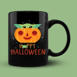 Star Wars The Mandalorian Grogu Happy Halloween Mug