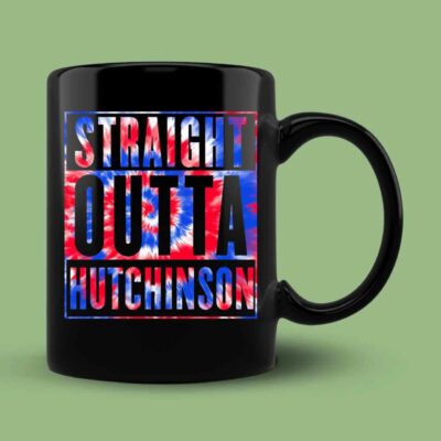 Straight Outta Cassidy Hutchison Tie Dye American Flag Mug