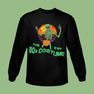 This is my 80's Costume Halloween Skeleton Sweatshirt