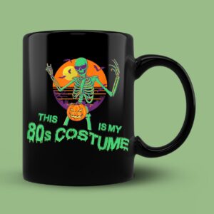 This is my 80's Costume Halloween Skeleton Mug