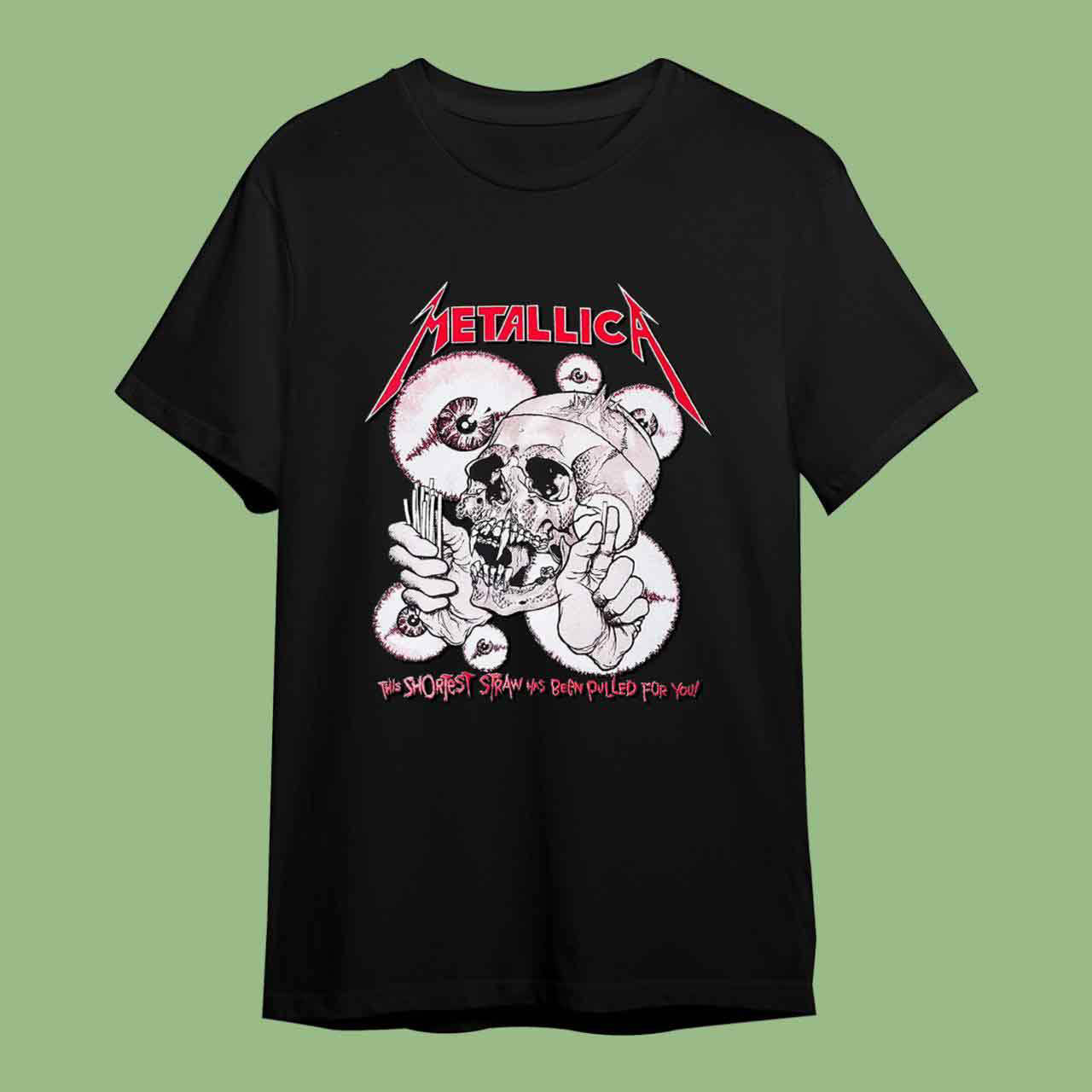 Vintage Metallica 1988 Metallica Shortest Straw Shirt