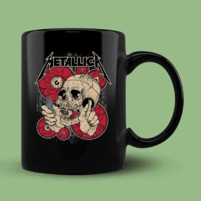 Vintage Metallica Pushead The Shortest Straw Mug