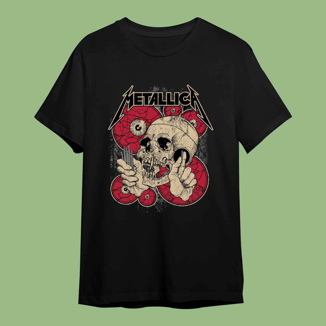 Vintage Metallica Pushead The Shortest Straw Shirt