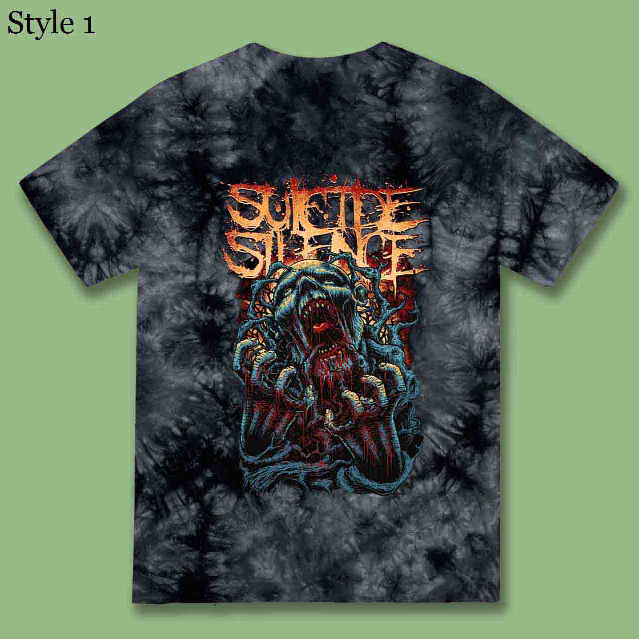 Vintage Suicide Silence The Suffering Shirt Tie Dye