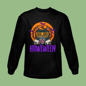 Wolf Costume Howlween Halloween Sweatshirt