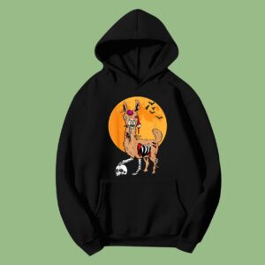 Zombie Llama Funny Halloween Costume Hoodie