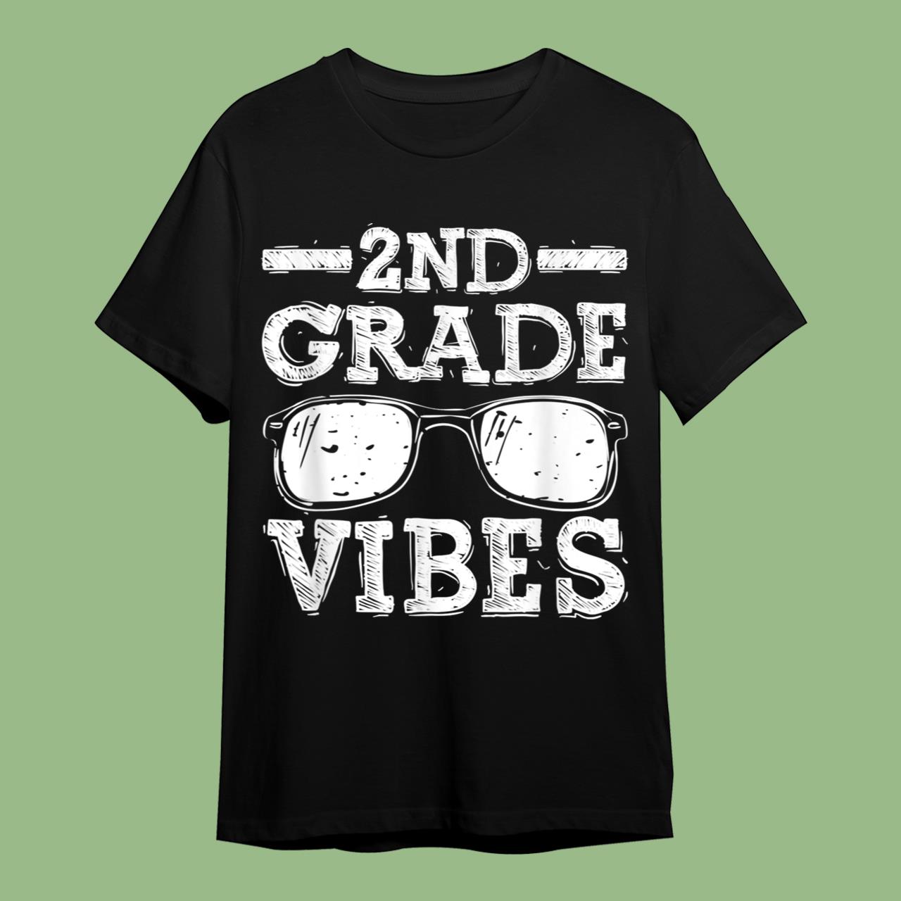 Back To School 2nd Grade Vibes Shirt