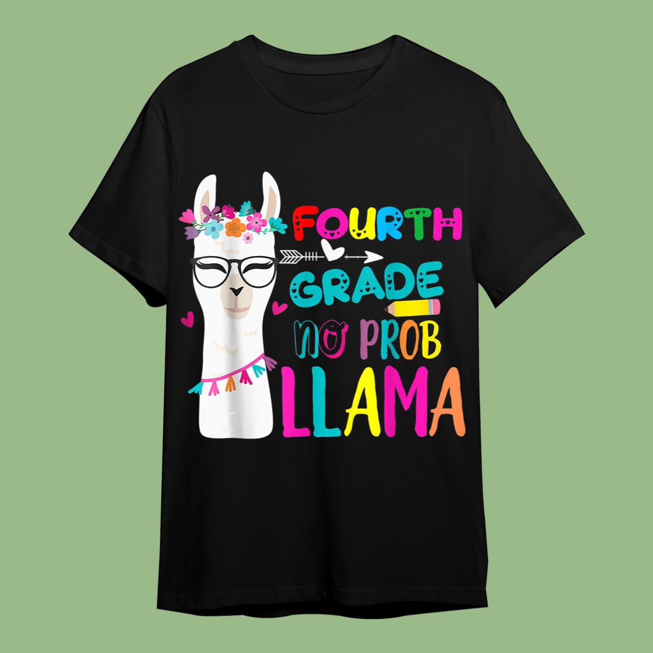 Back To School No Prob Llama T-Shirt