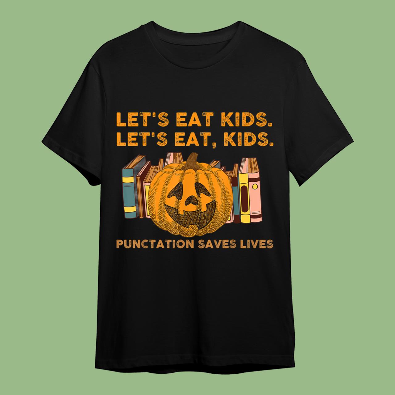 Funny Teachers Halloween Pumpkin T-Shirt