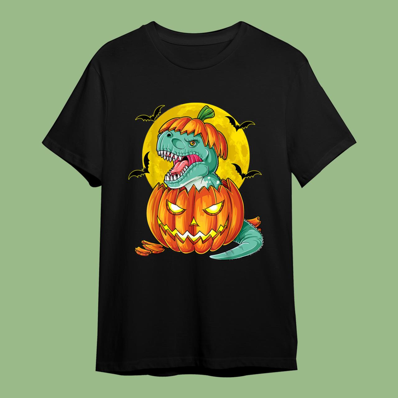 Halloween Kids Pumpkasaurus Gift T-Shirt