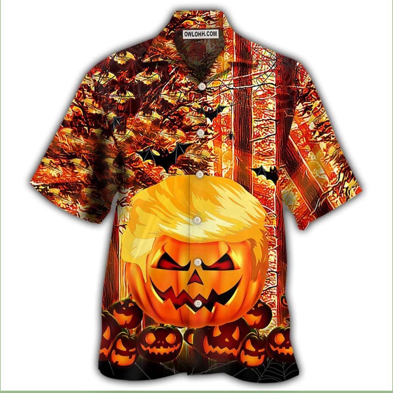 Make Halloween Great Again Halloween Hawaiian Shirt