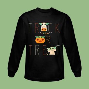 The Mandalorian Grogu Trick or Treat Halloween Sweatshirt