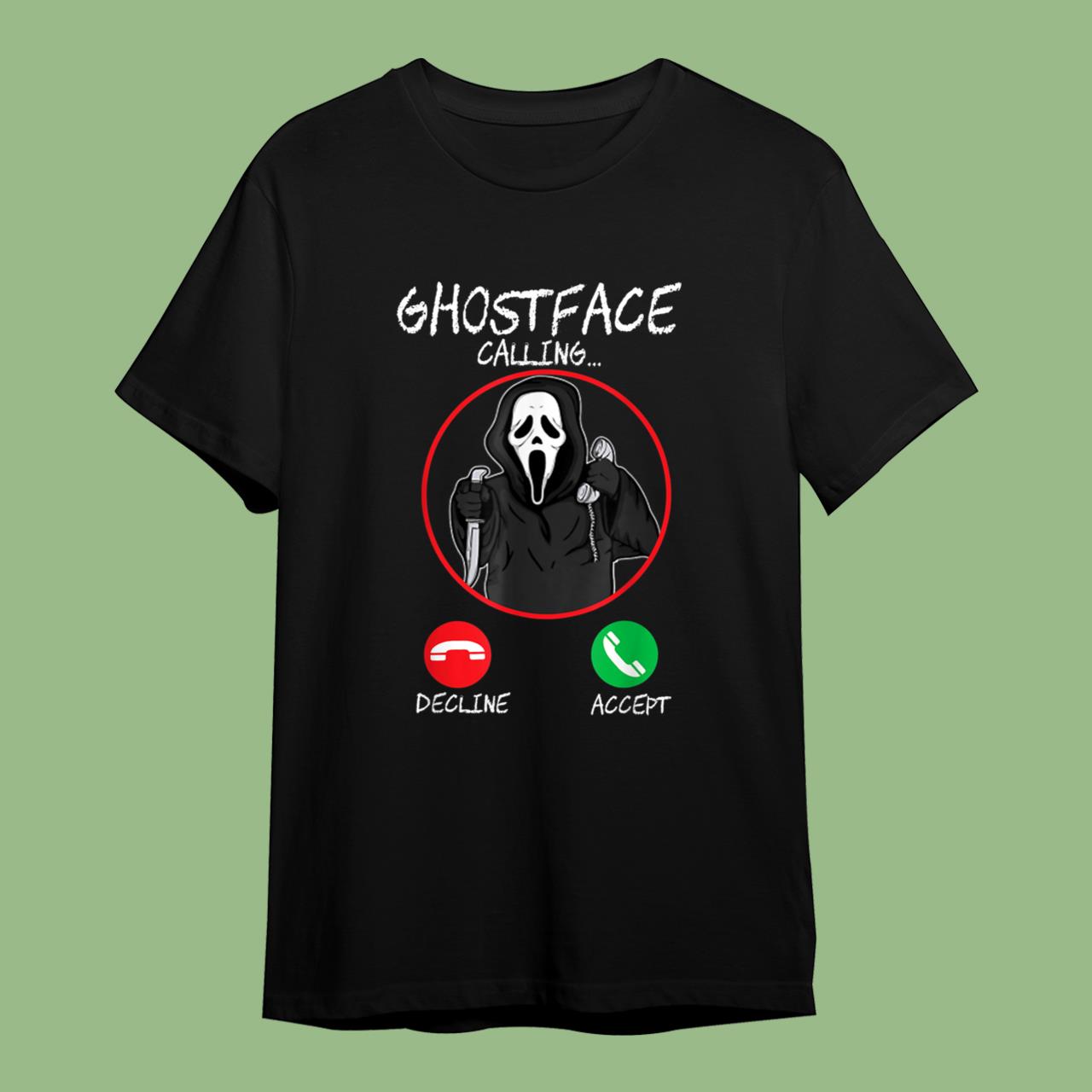 Holiday 365 Halloween Ghost Face Calling T-Shirt