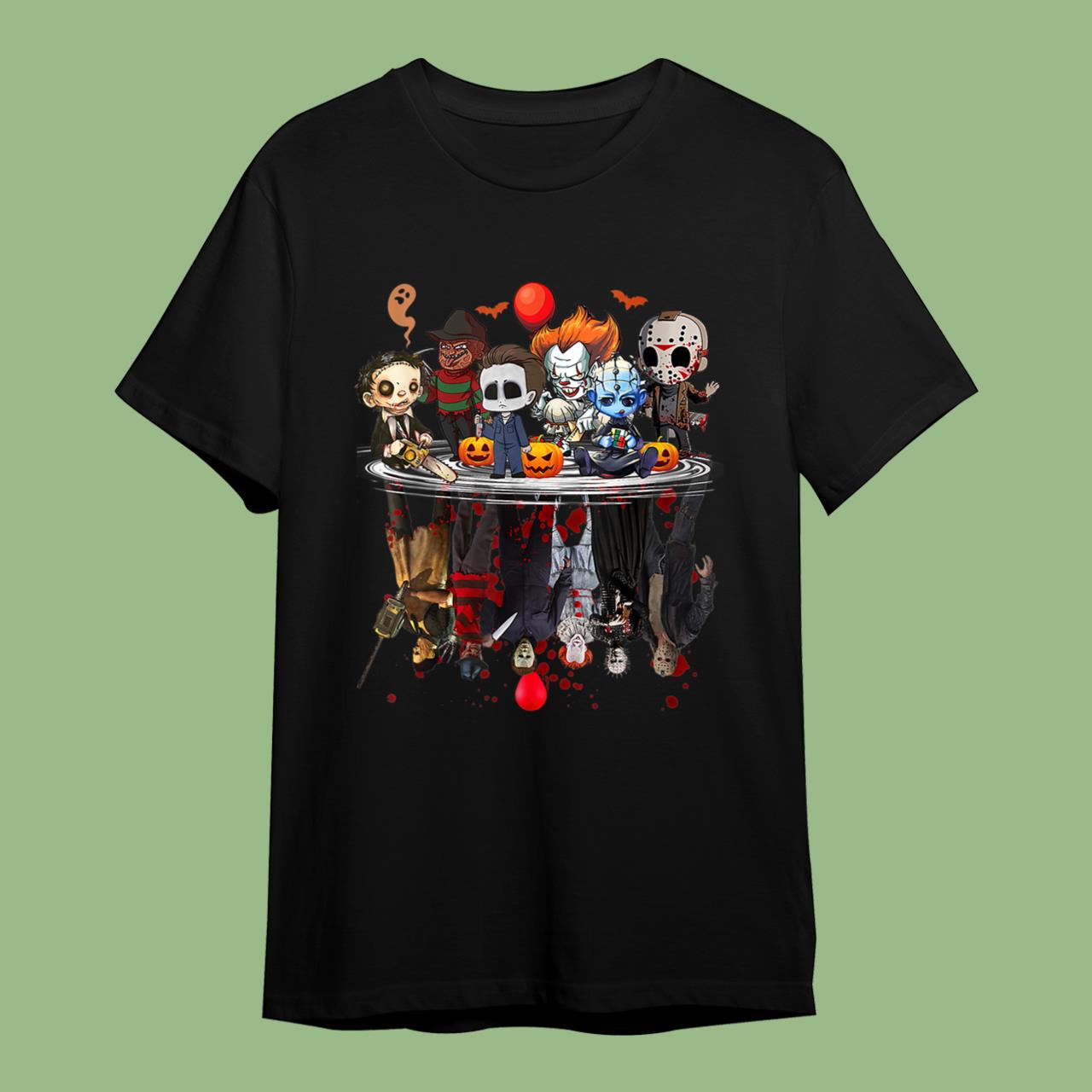 Horror Movies Character Halloween Costume Gift T-Shirt