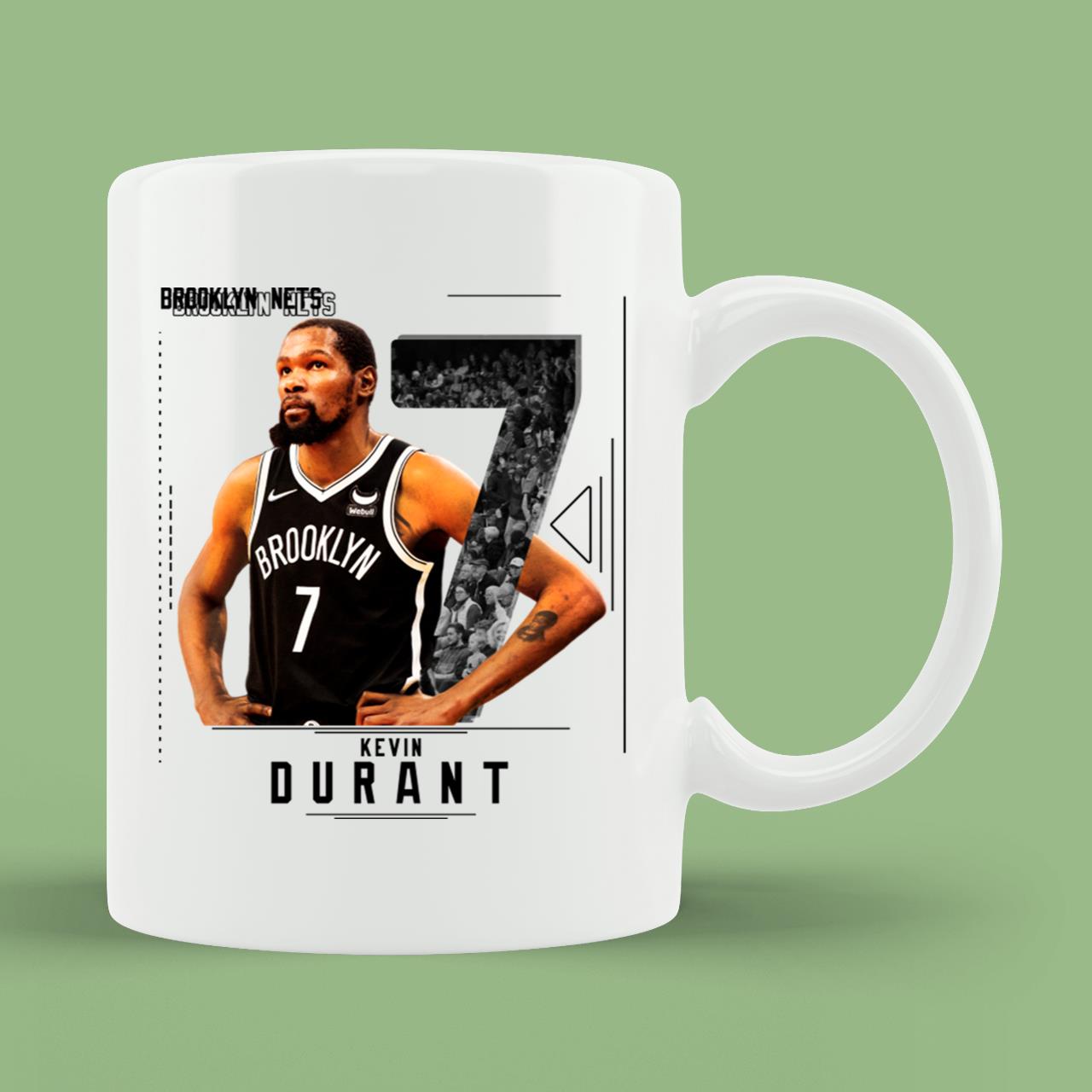 Kevin Durant Basketball Edit Nets Mug