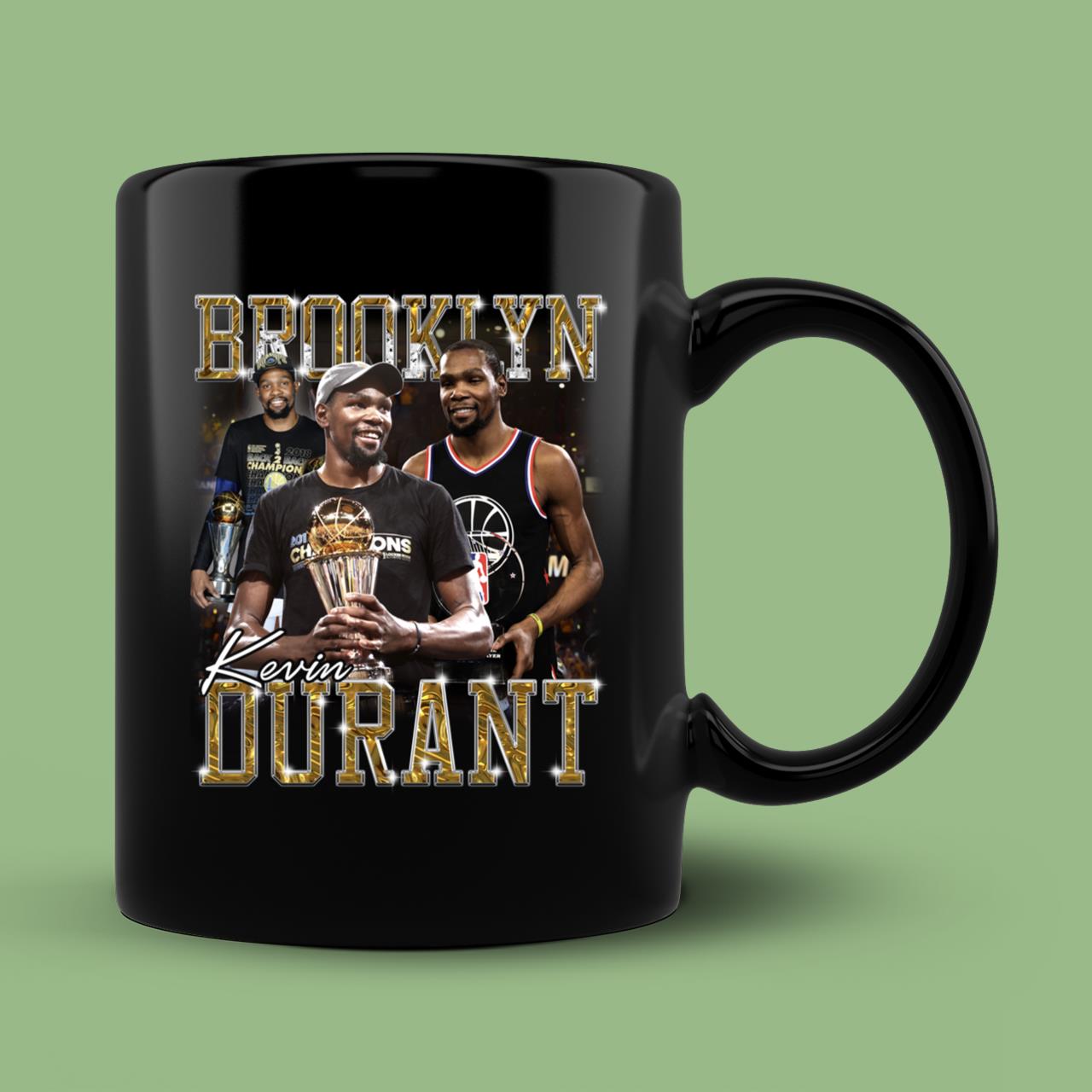 Kevin Durant Basketball Legend Signature Vintage Retro 80s 90s Bootleg Rap Style Classic Mug