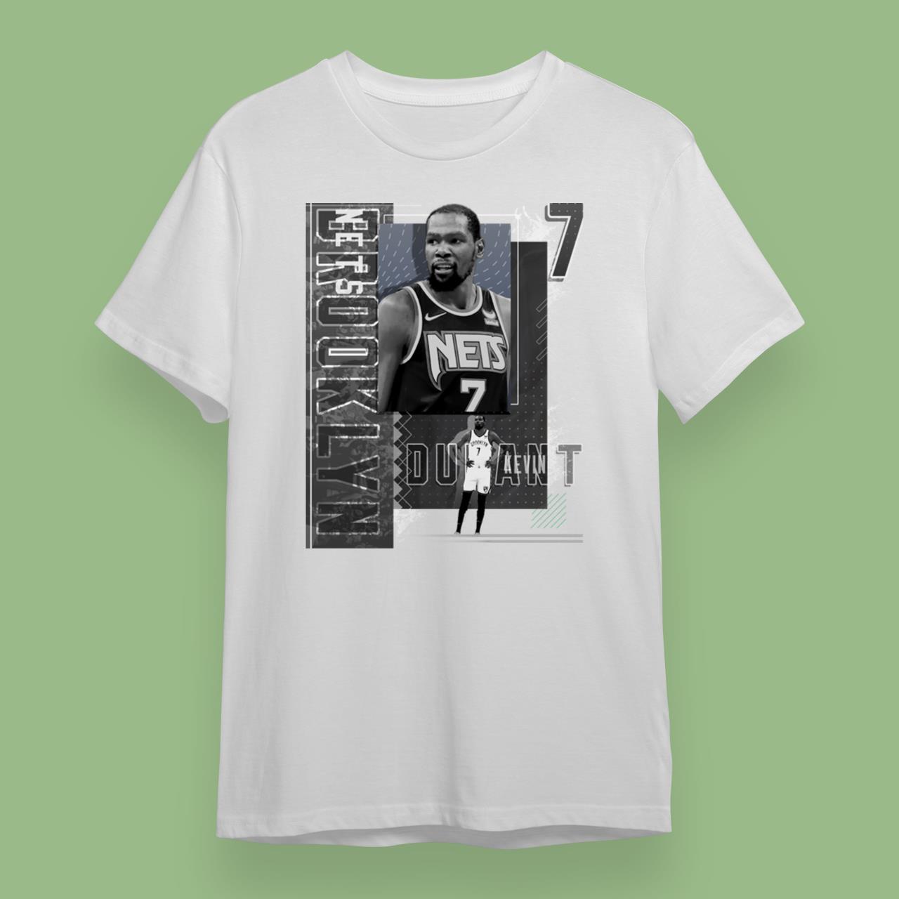 Kevin Durant Basketball Paper Poster Nets 2 T-Shirt